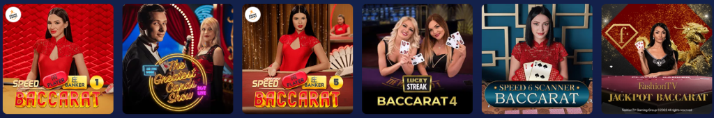 Lucky Dreams Live Baccarat